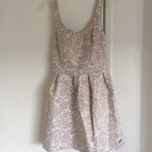 Abercrombie gold dress